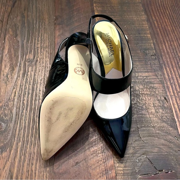 MICHAEL KORS Black Patent Leather Heels. Like New - Picture 10 of 10